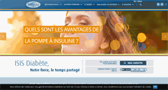 Desktop Screenshot of isisdiabete.fr